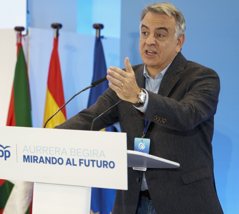 Javier de Andrés, nuevo presidente del PP vasco con el 97,39% de apoyo