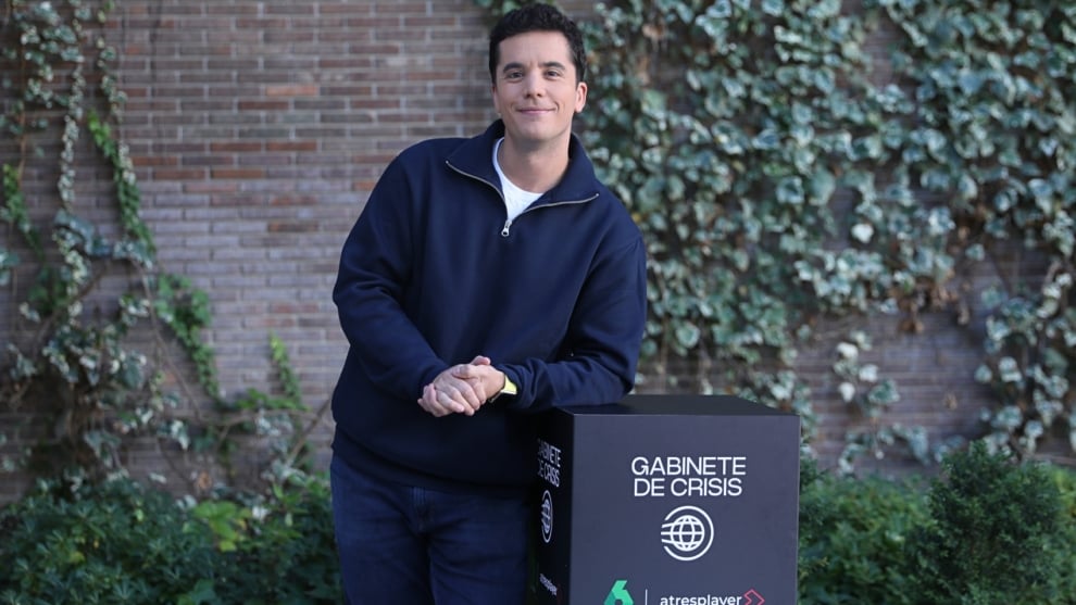 Emilio Doménech, en la presentación de 'Gabinete de crisis'