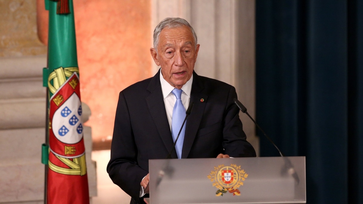 El presidente de Portugal, Marcelo Rebelo de Sousa