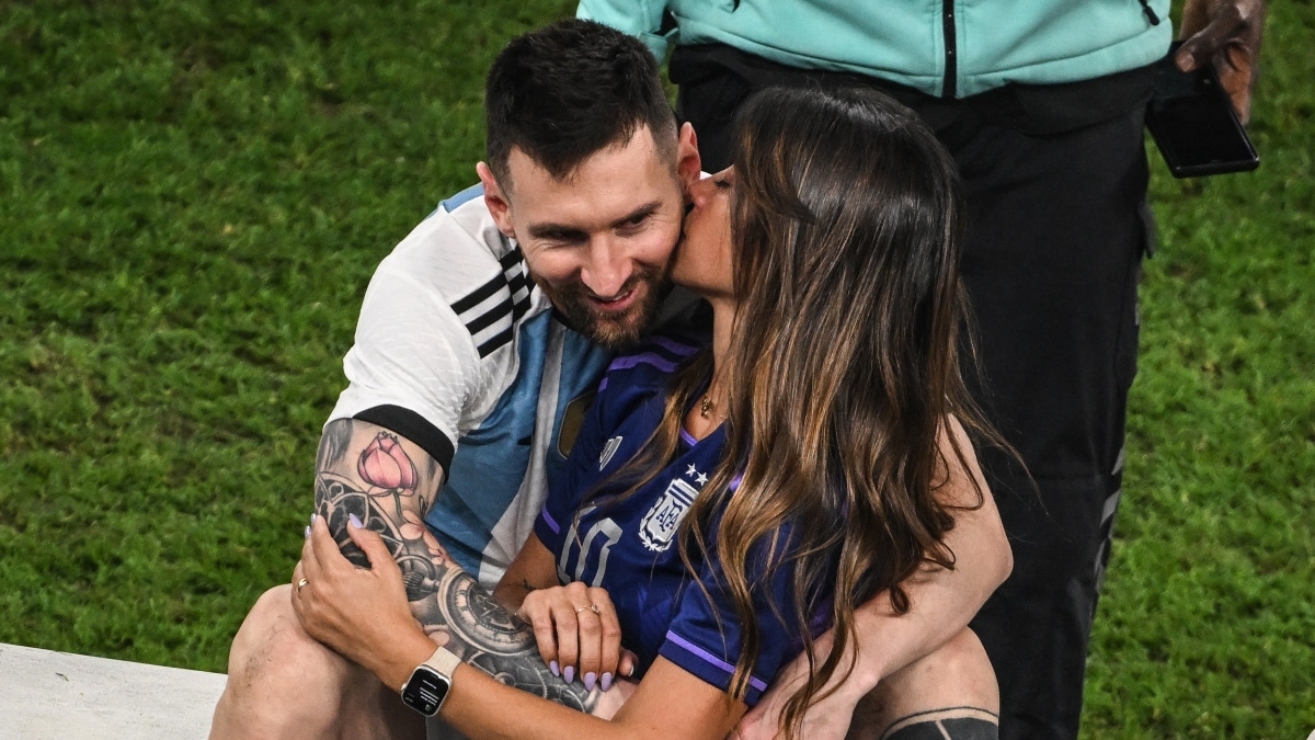 Leo Messi y Antonela Roccuzzo