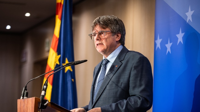 El expresidente de la Generalitat y eurodiputado de Junts, Carles Puigdemont El expresidente de la Generalitat y eurodiputado de Junts, Carles Puigdemont