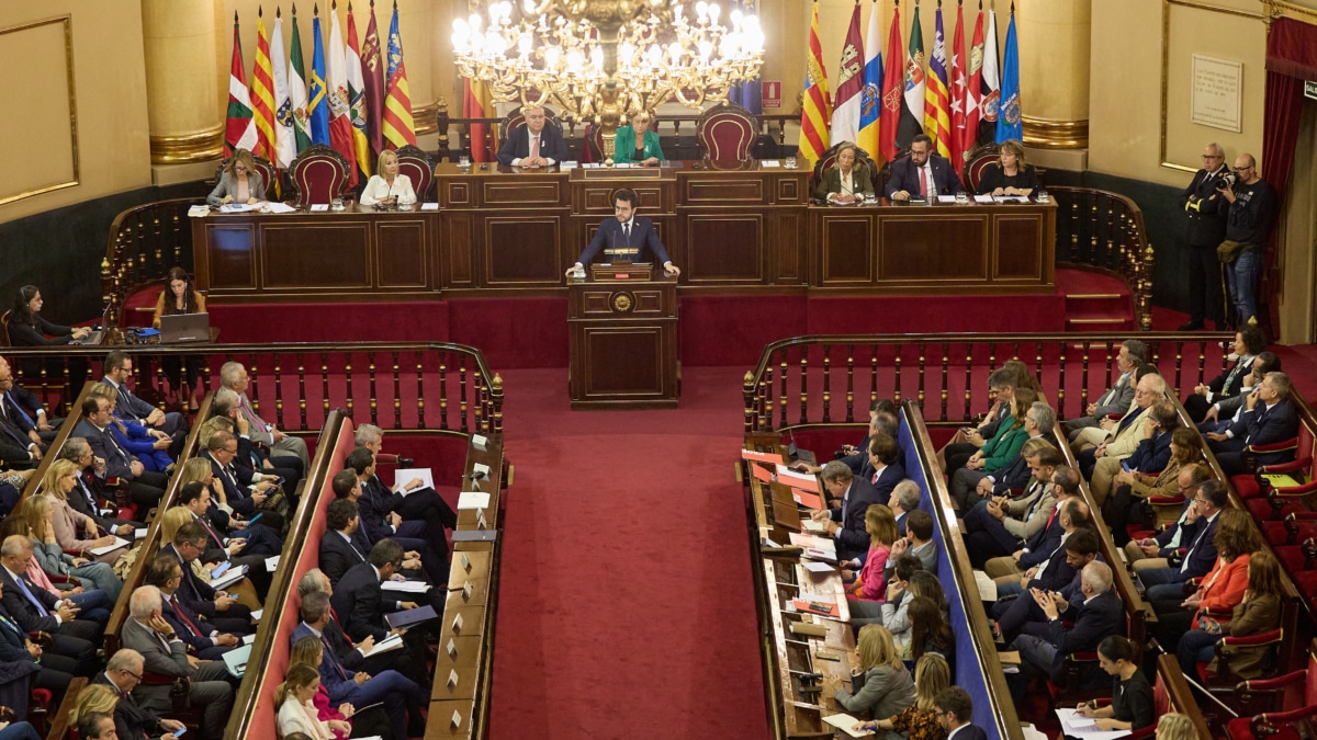 Discurso de Aragonés en el Senado.