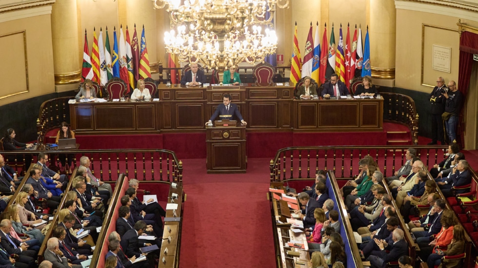 Discurso de Aragonés en el Senado.