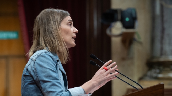 La presidenta de los comunes en el Parlament, Jessica Albiach. La presidenta de los comunes en el Parlament, Jessica Albiach.