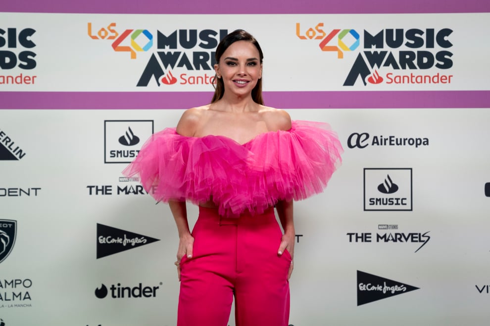 La cantante Chenoa posa durante el photocall de los 40 Music Awards 2023