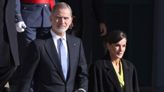 Los reyes Felipe y Letizia a su llegada a Dinamarca