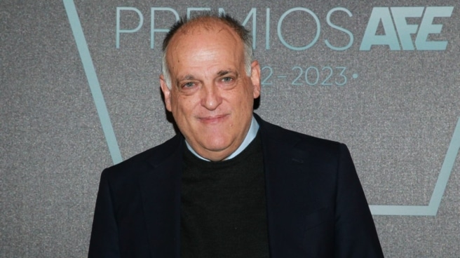 Javier Tebas, presidente de LaLiga Javier-Tebas-Florentino-Perez