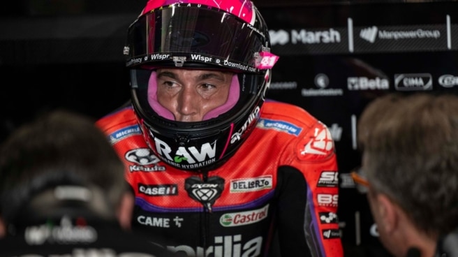 El piloto español de Aprilia Aleix Espargaró-EP El piloto español de Aprilia Aleix Espargaró