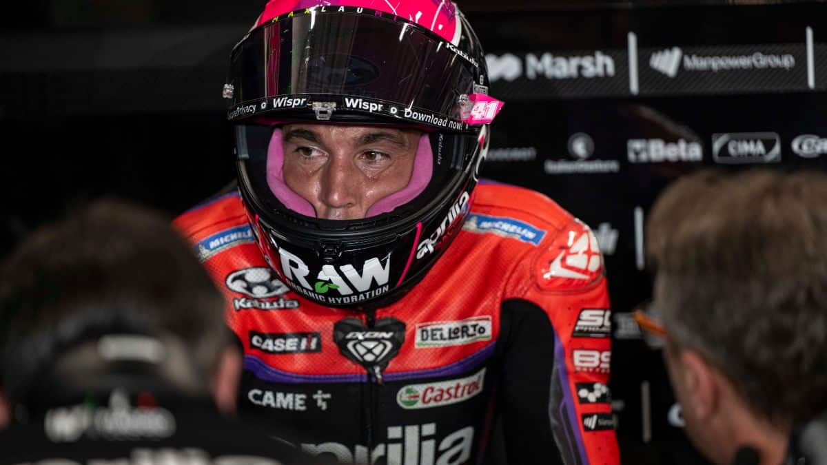 El piloto español de Aprilia Aleix Espargaró