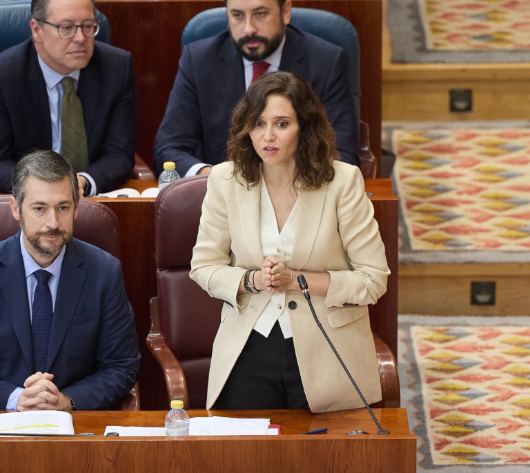 Ayuso acusa a Sánchez de "sitiar" a Madrid con el Plan del Tajo para "racionar el agua"