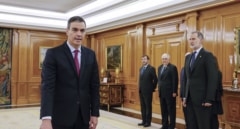 Sánchez promete su cargo como presidente del Gobierno ante el rey Felipe VI