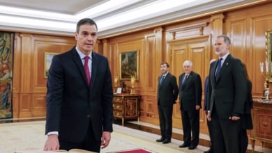 Sánchez promete su cargo como presidente del Gobierno ante el rey Felipe VI