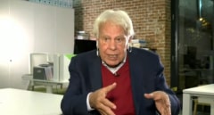 Felipe González califica de "intolerable" la amnistía: "Es pedir perdón a los que cometieron los delitos"