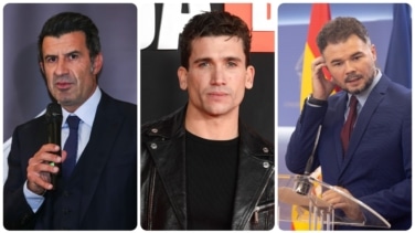 El apoyo de Figo al actor Jaime Lorente en su discusión con Gabriel Rufián