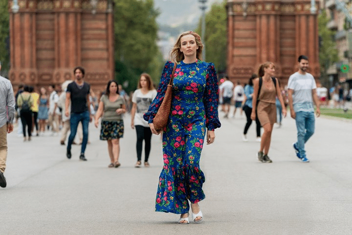 Jodie Comer as Villanelle in the third season of Killing Eve