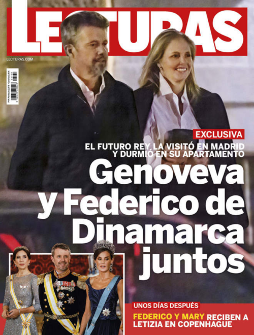 La portada de la revista Lecturas que tiene las imágenes del príncipe Federico de Dinamarca y Genoveva Casanova