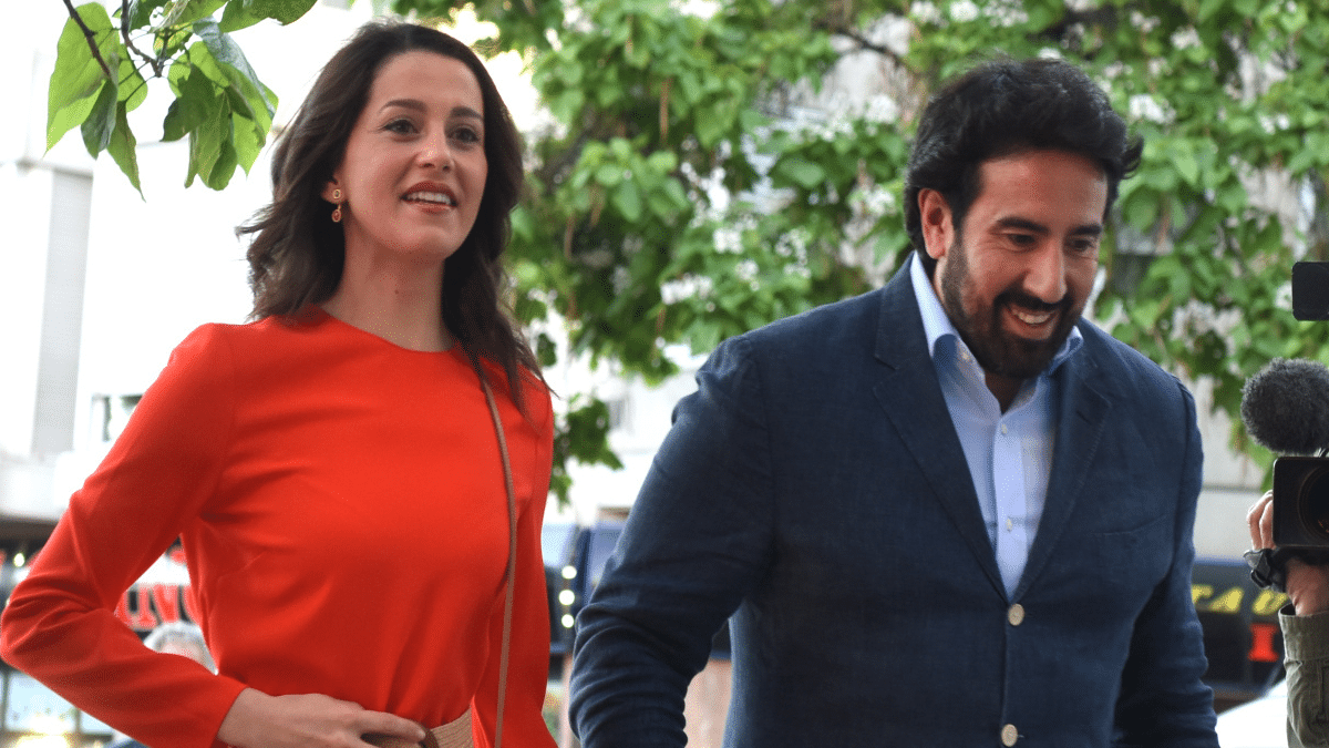 Inés Arrimadas y Xavier Cima en una imagen de 2019