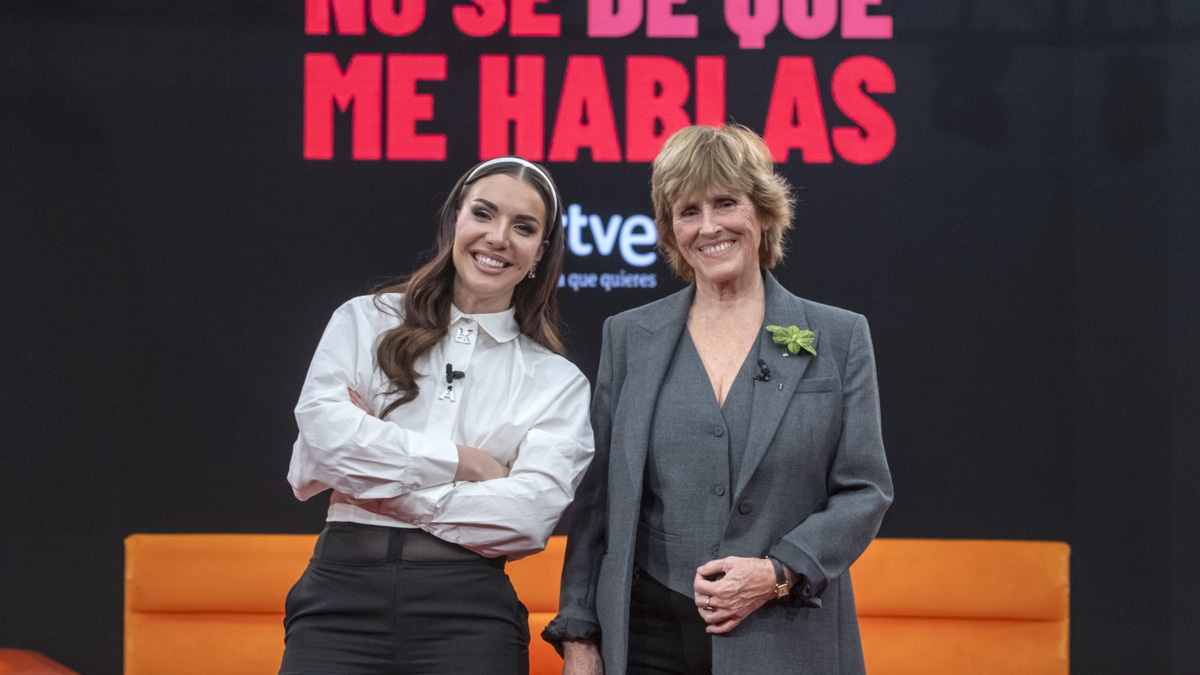 Mercedes Milá e Inés Hernand, en el plató de 'No sé de qué me hablas'