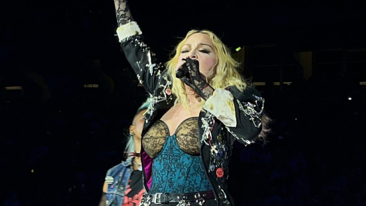 Madonna en su concierto de Barcelona el 1 de noviembre de 2023