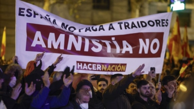 De Democracia Nacional a Hacer Nación: los ultras que engrosan las "protestas cívicas" a las que llama Vox