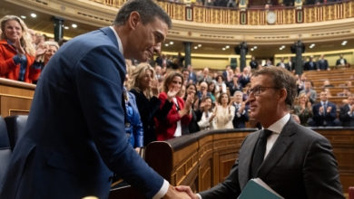 Feijóo a Sánchez mientras le estrechaba la mano: "Esto es una equivocación"