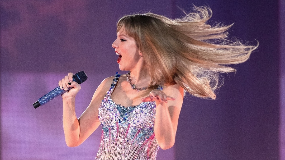 La cantante Taylor Swift durante una actuación en Las Vegas el pasado mes de marzo.