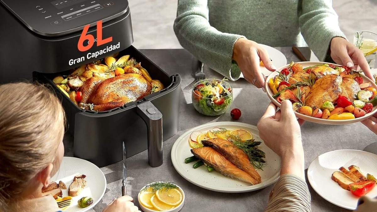 COSORI Freidora de Aire Turbo Blaze™ 6L, Air Fryer 46% Más Rápida con Motor