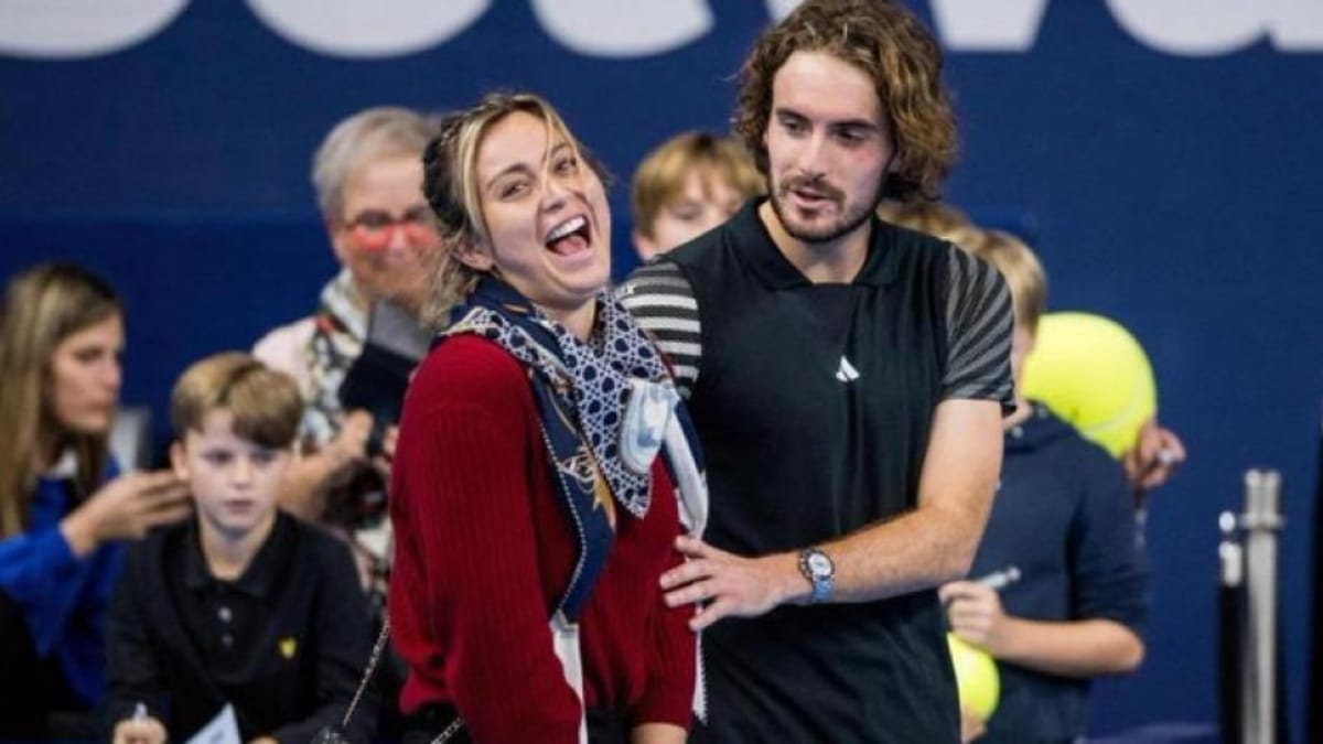 Paula Badosa y Stéfanos Tsitsipas