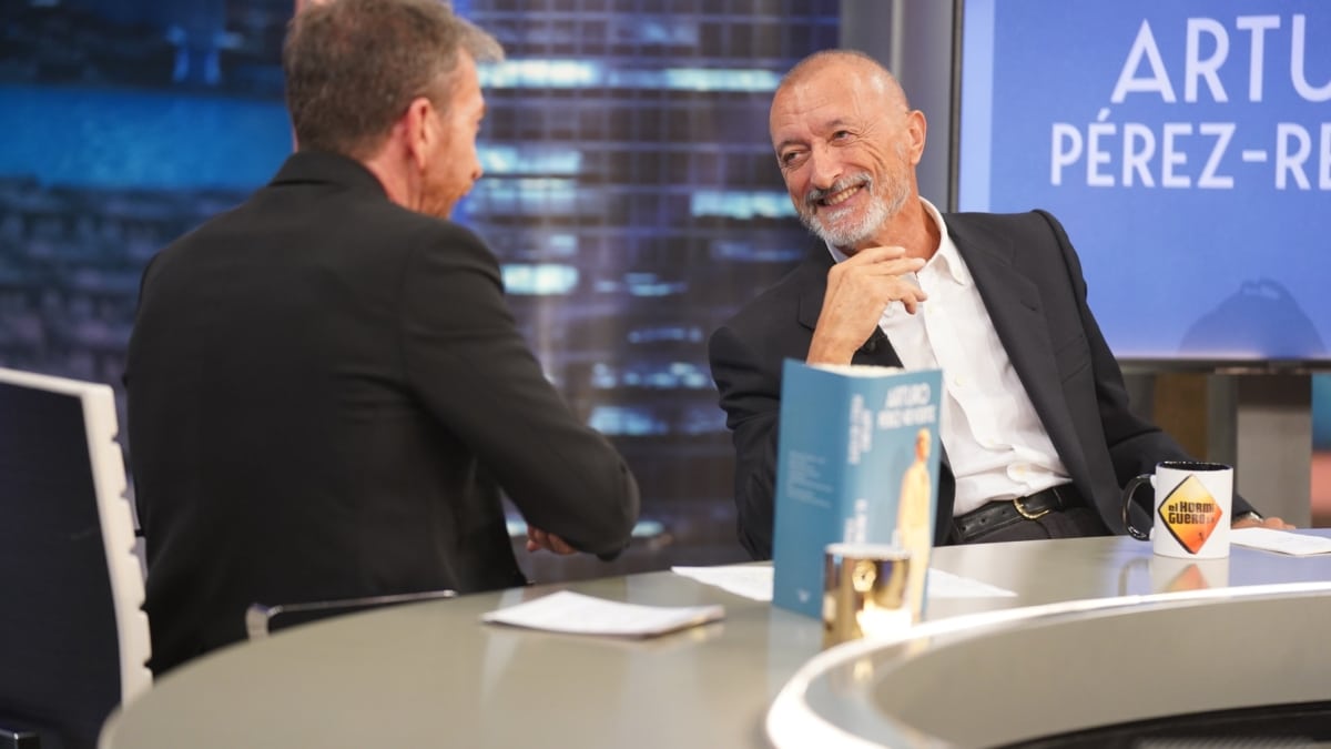 El escritor Arturo Pérez-Reverte en el programa de Antena 3 'El Hormiguero'