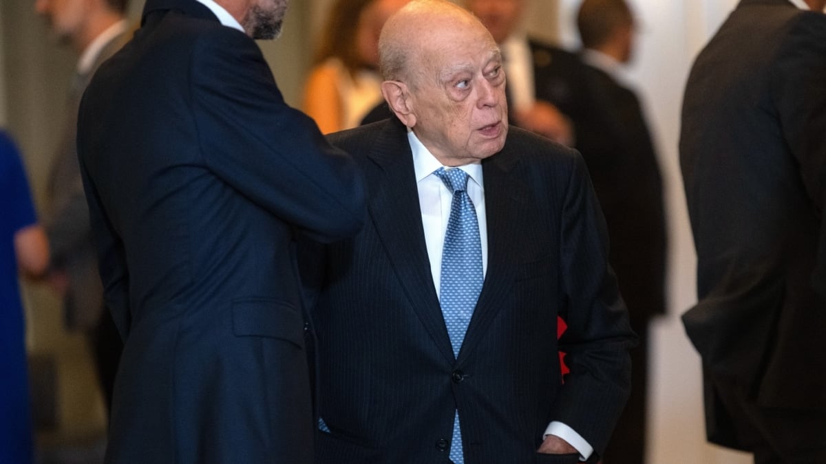 El expresidente de la Generalitat de Cataluña, Jordi Pujol, durante los I Premios La Vanguardia (MNAC)