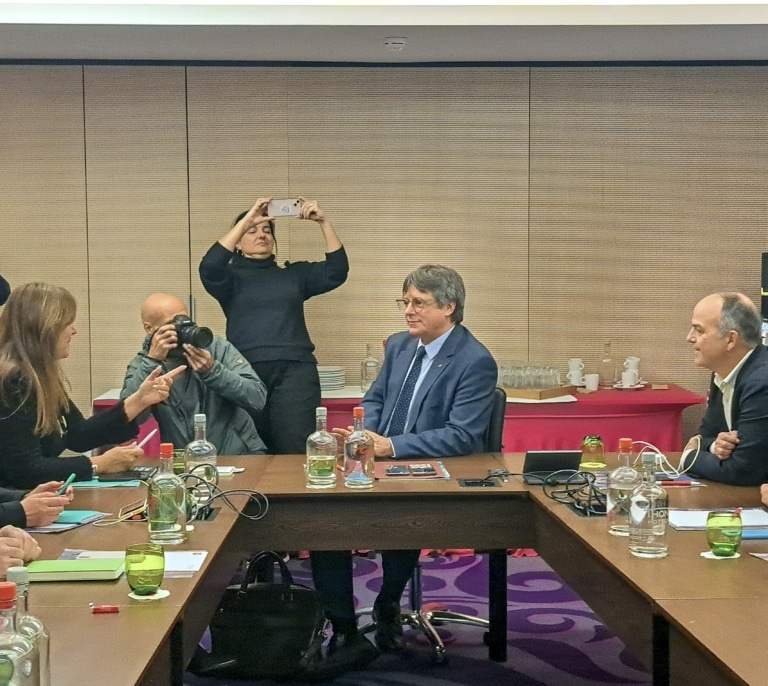Puigdemont, el "gran jefe" para los cabecillas de Tsunami Democràtic