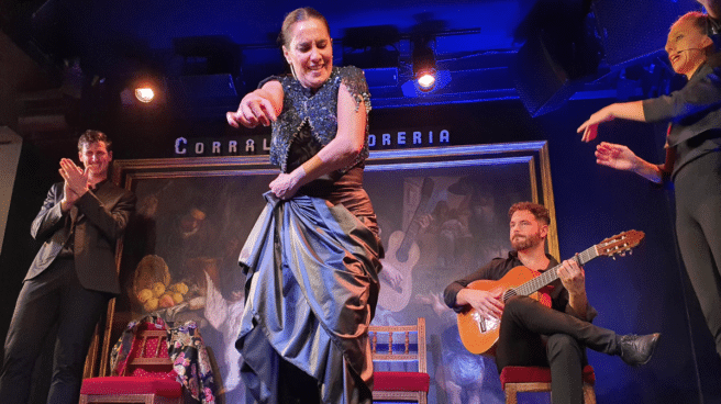Los bailaores José Manuel Molina y Rafaela Carrasco, el guitarrista José Luis Medina y la cantaora Gema Caballero, durante la actuación del pasado jueves en el Corral de la Morería. Los bailaores José Manuel Molina y Rafaela Carrasco, el guitarrista José Luis Medina y la cantaora Gema Caballero, durante la actuación del pasado jueves en el Corral de la Morería.
