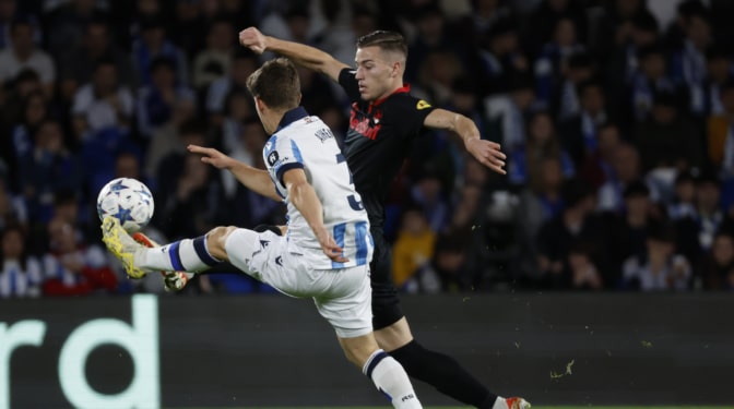 La Real Sociedad se jugará el liderato en Milán