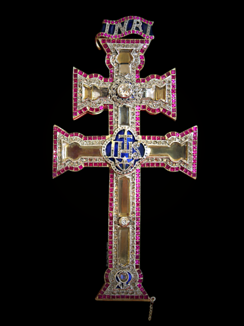 The image of the Most Holy and True Cross is kept in the sanctuary of Caravaca.