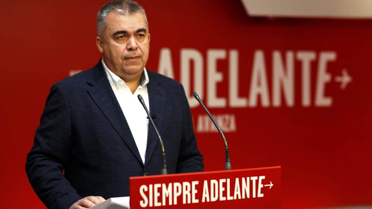 El secretario de Organización del PSOE, número tres del partido, Santos Cerdán
