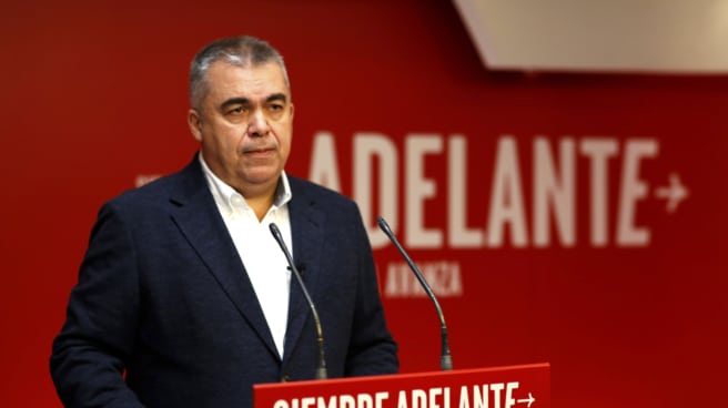 Sigue en directo la comparecencia de Santos Cerdán El secretario de Organización del PSOE, número tres del partido, Santos Cerdán