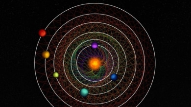 Descubren un sistema solar con seis planetas sincronizados