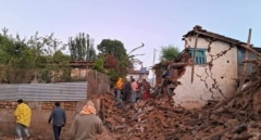 Al menos 157 muertos en un terremoto de magnitud 6,4 en Nepal