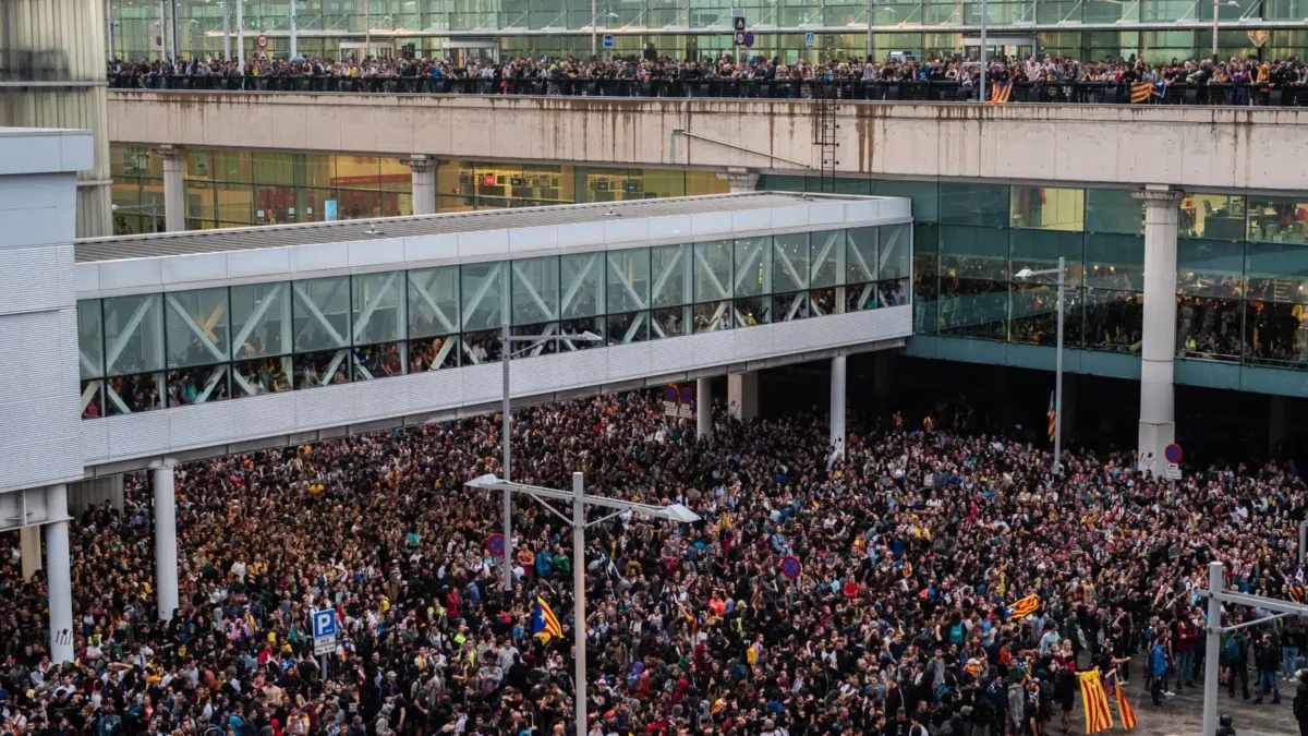 'Tsunami Democrátic' colapsó el aeropuerto de El Prat (Barcelona)