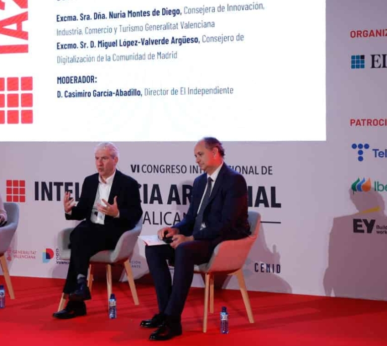 La apuesta conjunta de Madrid y Valencia por la IA: "Nosotros no demonizamos a las empresas"