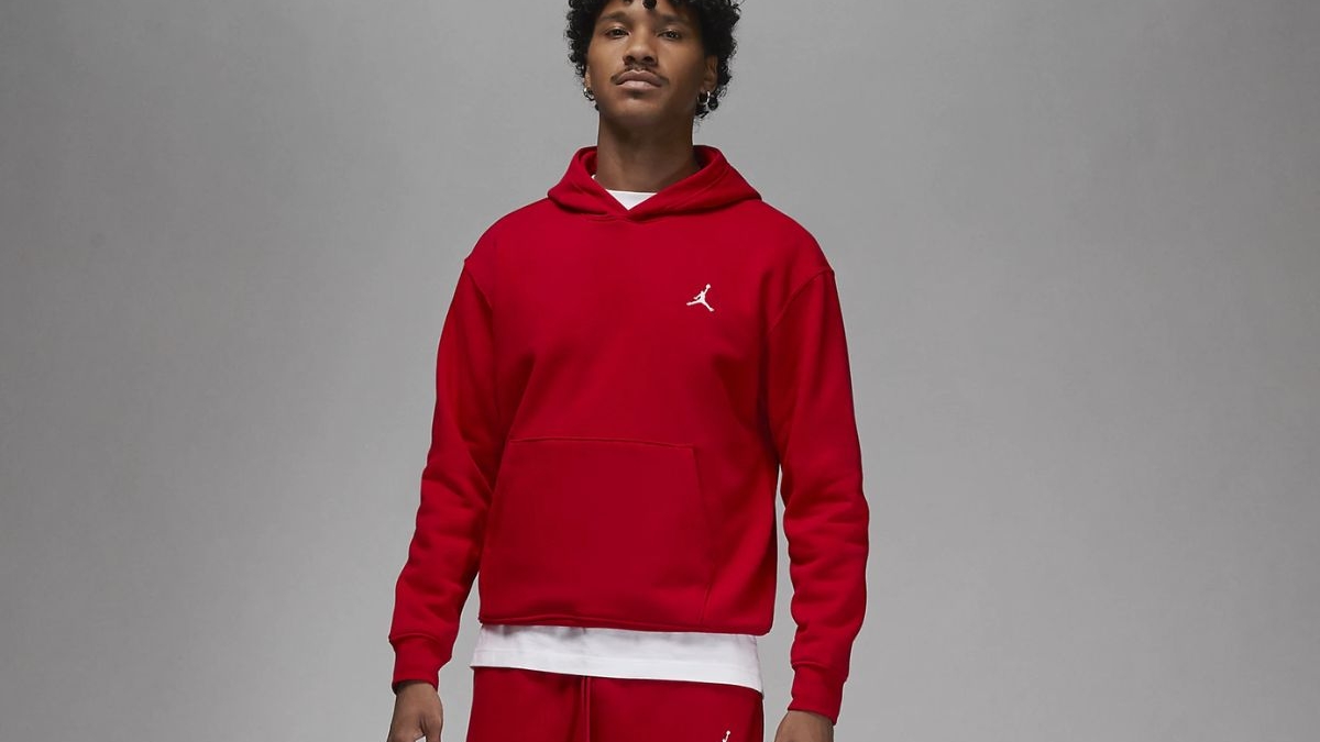 sudadera roja Nike Jodan para hombre