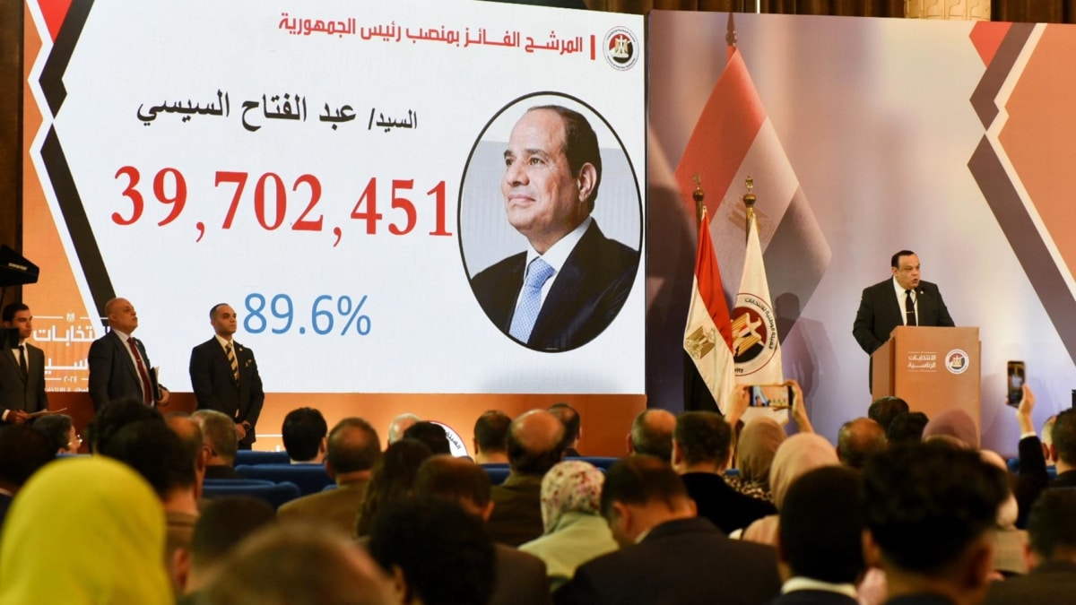 Al Sisi 'reinará' en Egipto hasta 2030: cosecha el 89,6% de los votos