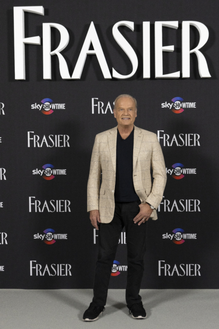 Kelsey Grammer attends the Frasier photocall on Tuesday in Madrid. 