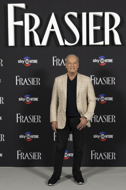 Kelsey Grammer en el photocall de 'Frasier' este martes en Madrid. 