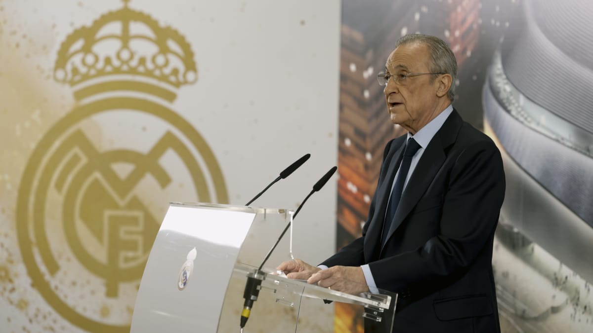Discurso del presidente del Real Madrid, Florentino Pérez, durante la tradicional Copa de Navidad a los medios de comunicación