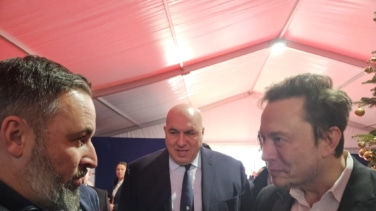 Abascal y Elon Musk, juntos en Roma contra la cultura 'woke'