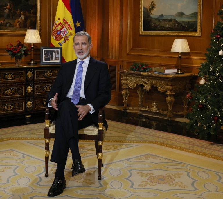 El discurso del rey Felipe VI pierde 673.000 espectadores