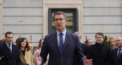 Feijóo acusa a Sánchez de "liderar un movimiento en contra de la Constitución"