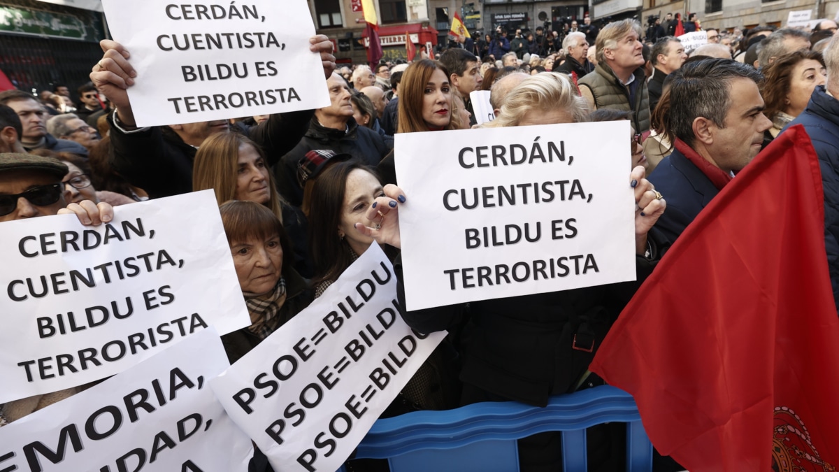 Manifestación en Pamplona.