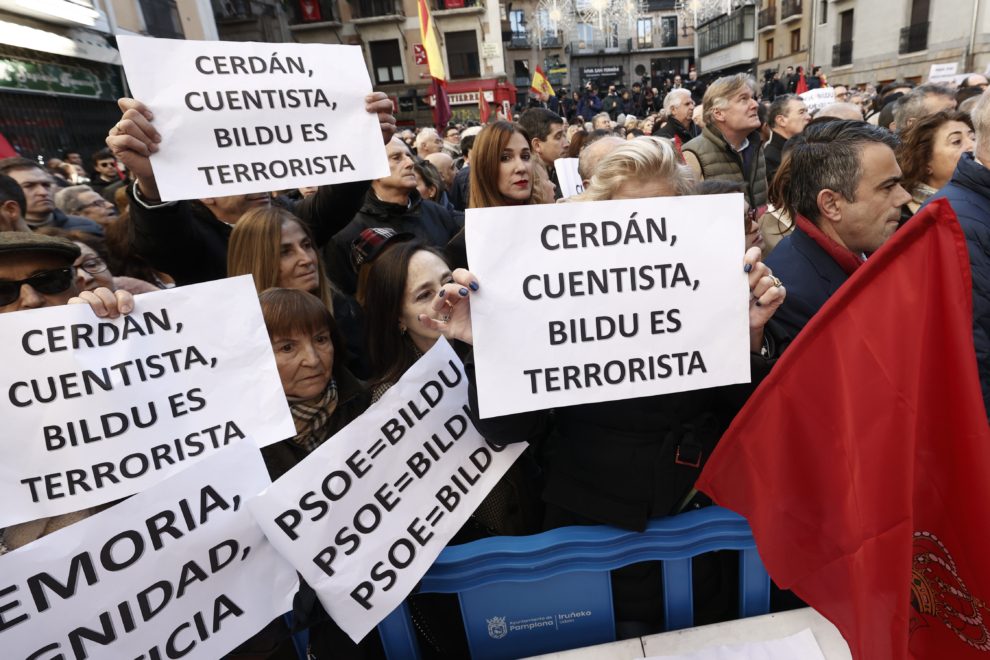 Manifestación en Pamplona.